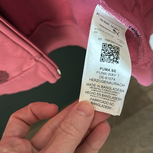 Puma flower print track zippered jacket
Dusty orchid color - Picture 6 of 8